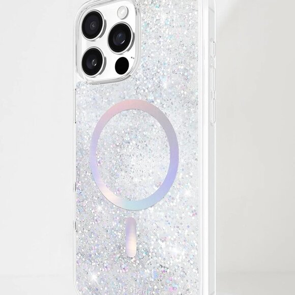 kate spade Case for Apple iPhone 16 Pro Max, Liquid Glitter Waterfall - Picture 6 of 7